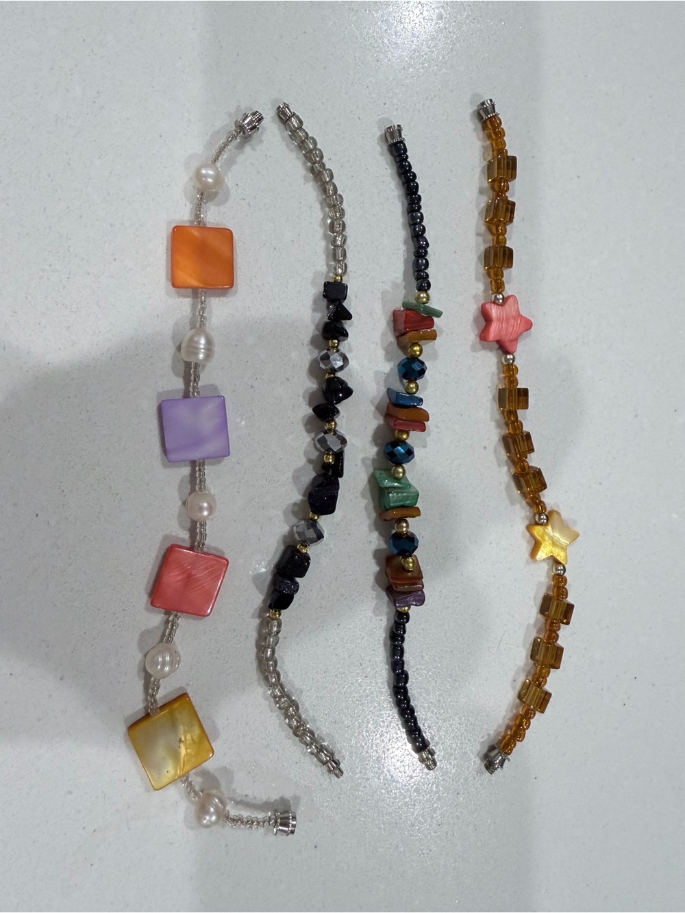 Multicolor Beaded Women’s Bracelet Set